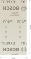 Bosch Accessoires Expert M480 schuurnet voor vlakschuurmachines 93 x 186 mm, K400 - 1 stuk(s) - 2608900760 - thumbnail