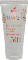 UVBIO Sunscreen face SPF50 bio 50 Milliliter - thumbnail