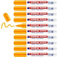 Krijtstift edding 4095 rond 2-3mm neon oranje | 10 stuks - thumbnail