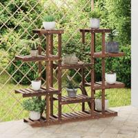 VidaXL Plantenstandaard 110x25x110,5 cm massief vurenhout - thumbnail