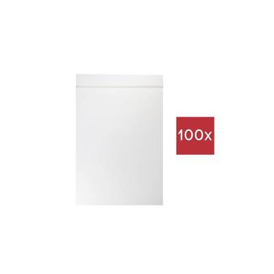 Hersluitbare zak zonder etiketstrook (l x b) 60 mm x 40 mm Transparant Polyethyleen 100 stuk(s)