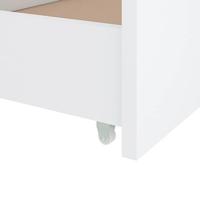 Bedframe met lades massief grenenhout wit 90x200 cm - thumbnail