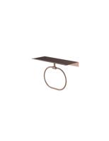 Hotbath &More Handdoekring voor Planchet serie Geborsteld koper PVD - thumbnail