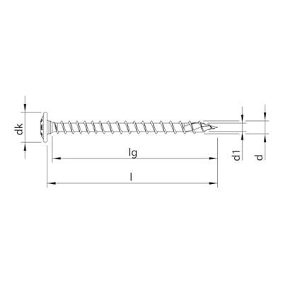 HECO-TOPIX-plus 8,0 x 80, tk, T40, VD, vz; 50 st - HC61245 HECO-TOPIX-plus 8,0 x 80, tk, T40, VD, vz; 50 st - HC61245