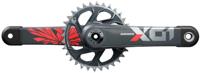 Sram crankstel "x01 eagle" crankset x01 eagle 32t 175mm oxy red - thumbnail