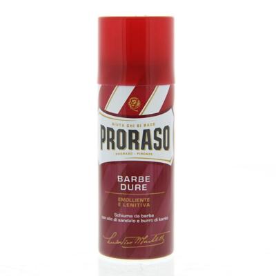 Proraso Red Shaving Foam Barbe Dure 50ml Proraso Red Shaving Foam Barbe Dure 50ml