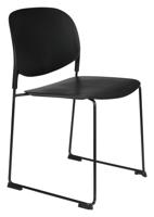 ZILT Eetkamerstoel 'Simon' kleur Zwart - thumbnail