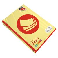 Kopieerpapier quantore colour a4 80gr geel - thumbnail