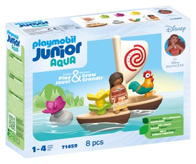 PLAYMOBIL Junior 71459 Vaiana en zeilboot, Disney, 12 maanden - thumbnail