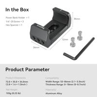 SmallRig 2336 Holder for Portable Power Banks & Smartphone - thumbnail