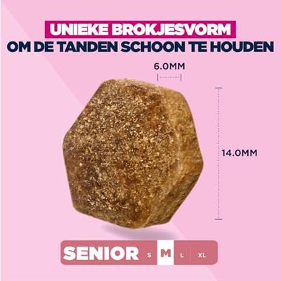 Eukanuba Senior Hondenvoer met verse kip voor middelgrote rassen, premium droogvoer voor oudere honden, 15 kg