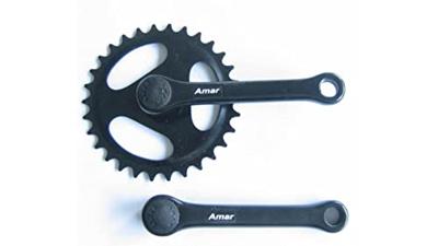 Crankstel 30t 125mm zwart