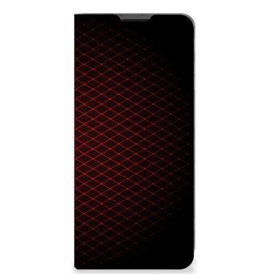 Motorola Moto G51 5G | Hoesje met Magneet | Geruit Rood Motorola Moto G51 5G | Hoesje met Magneet | Geruit Rood