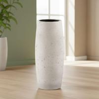 Grigio Modern Vase 42x90cm Antique White - thumbnail
