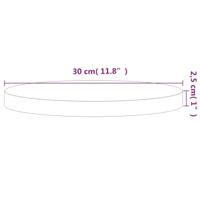Tafelblad rond 30x2,5 cm massief beukenhout - thumbnail