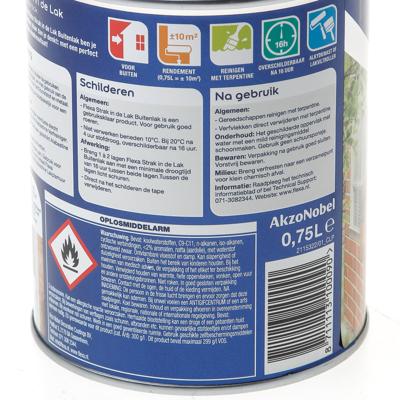 Flexa hoogglans zwart 750ml