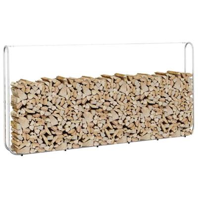 VidaXL Haardhoutrek 300x25x150 cm gegalvaniseerd staal