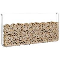 VidaXL Haardhoutrek 300x25x150 cm gegalvaniseerd staal - thumbnail