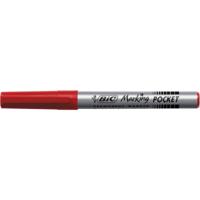 Bic permanent marker ECOlutions, schrijfbreedte 1,1 mm, fijne punt, rood - thumbnail