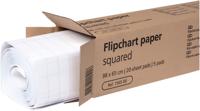 Legamaster flipchartpapier, ft 65 x 98 cm, geruit, 20 vel, pak van 5 stuks - thumbnail