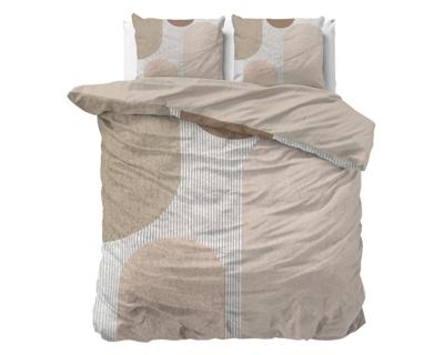 RoyalTextile - Teddy Print Crème Dekbedovertrek - 240 x 220