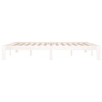 Bedframe massief hout wit 180x200 cm 6FT Super King - thumbnail