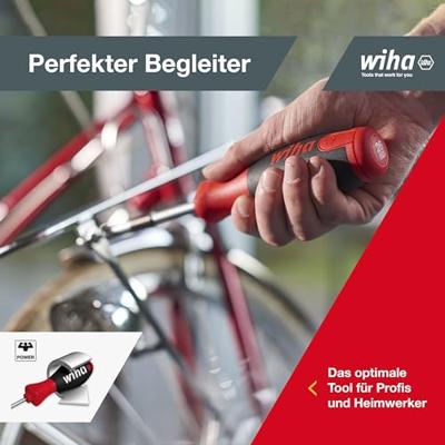 Wiha Schroevendraaier | met bitmagazijn | LiftUp 25 magnetisch 38605 - thumbnail