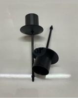 Dinerkaarshouder 11 cm zwart - thumbnail