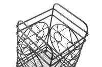 Bestek afdruiper DKD Home Decor Zwart Metaal Geometrisch 12 x 12 x 20 cm - thumbnail