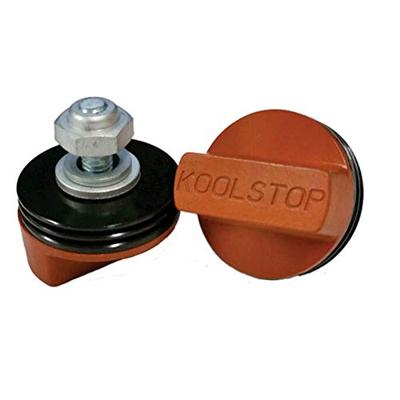 Koolstop remblokset International zwart/zalm