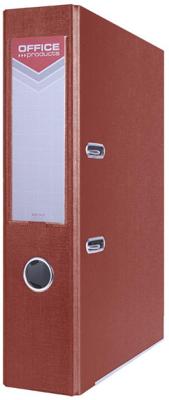 OFFICE products ordner, voor A4, uit karton, rug van 7,5 cm, bordeau
