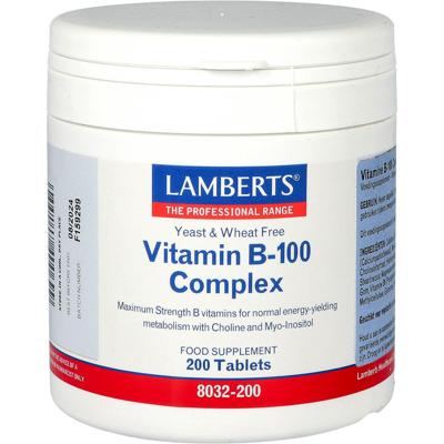 Lamberts Vitamine B-100 Complex Tabletten Lamberts Vitamine B-100 Complex Tabletten