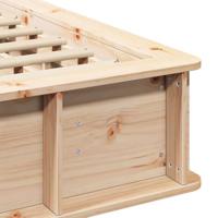 Bedframe met opslag Bruin 120 x 190 cm Hout - thumbnail