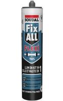 Soudal fix - all flexi | lijm- en voegkit | zwart | 290 ml - 105031 - thumbnail