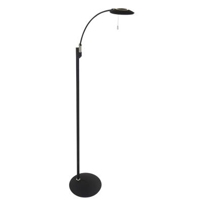Steinhauer Led vloer leeslampZenith 2x6w - 2200K - 118cm zwart - 7862ZW