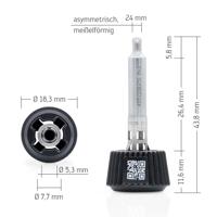 Ersa 0142CDLF24A/SB Soldeerpunt Beitelvorm Grootte soldeerpunt 2.40 mm Inhoud: 1 stuk(s) - thumbnail