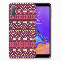 Samsung Galaxy A7 (2018) TPU bumper Aztec Paars - thumbnail
