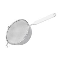 Metaltex Zeef 20 cm Staal/Kunstrof Wit - thumbnail