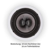 Magnat: Interior IC 62 inbouwspeaker - Wit - thumbnail