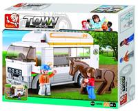 Sluban Horse Trailer bouwstenen set - thumbnail