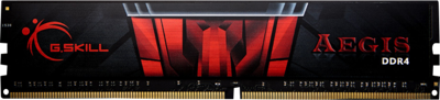 G.Skill aegis 16 gb ddr4-3000 (2x 8 gb) werkgeheugen (zwart, f4-3000c16d-16gisb, xmp 2.0)