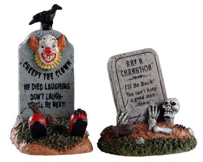 Lemax crazy headstones s/2 accessoire Spooky Town 2020