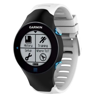 Smart Watch silicone polsband horlogeband voor Garmin Forerunner 610 (wit)