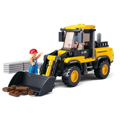 Sluban Wheel Loader bouwstenen set (M38-B0538) Sluban Wheel Loader bouwstenen set (M38-B0538)