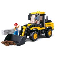 Sluban Wheel Loader bouwstenen set (M38-B0538) - thumbnail