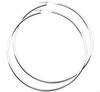 TFT Creolen Ronde Buis Zilver Glanzend 2.5 mm x 70 mm - thumbnail