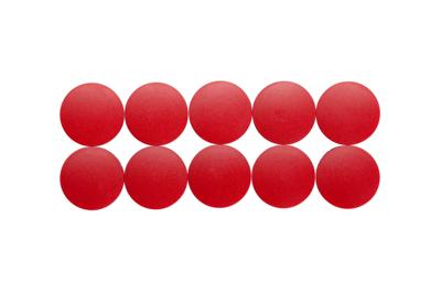 Magneet MAUL Solid 38mm 2500gr rood 10 stuks
