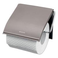 Brabantia renew toiletrolhouder met klep platinum - thumbnail