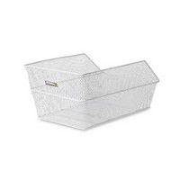 Basil cento - fietsmand - achterop - wit - thumbnail