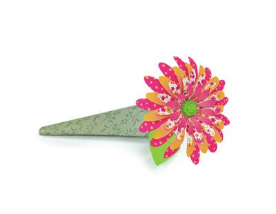Clementoni idea geurbloemen maken knutselset, 8 bloemen